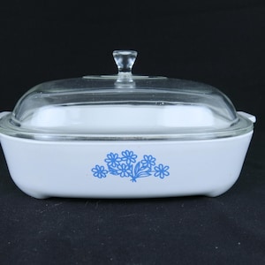 Corning Ware Montgomery Ward A-10-B size browning skillet with lid