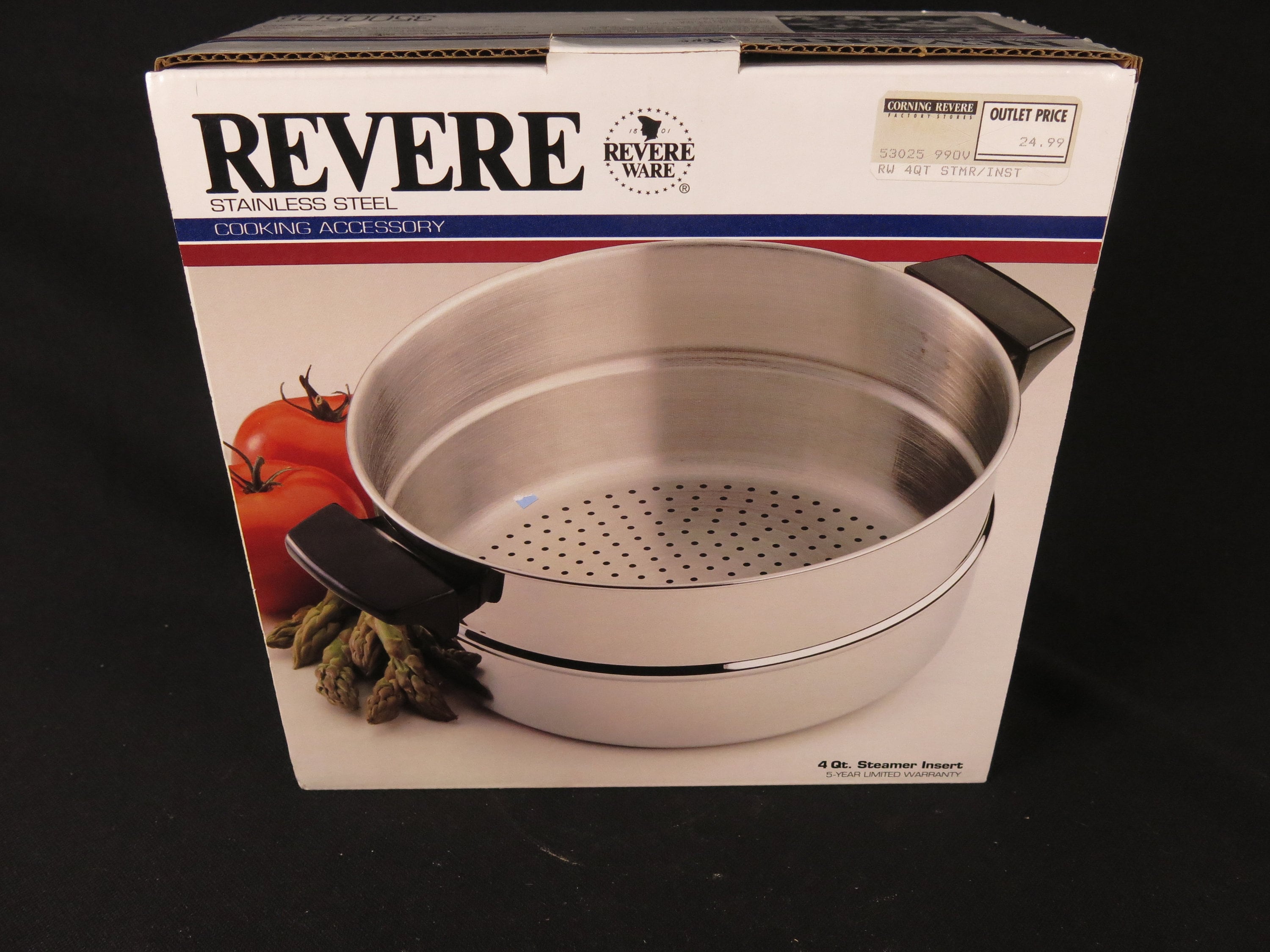 Revere Ware Stainless 10-1/4 Steamer Insert