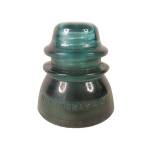 Hemingray #42 green glass insulator