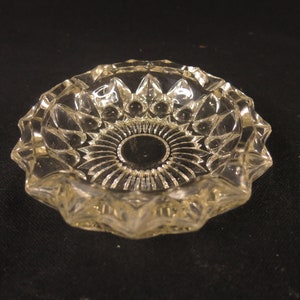 Mid century modern 5.5&quot;  glass ashtray