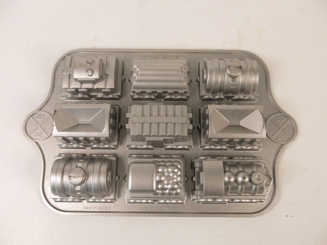 Nordic Ware Train Cake Pan 5 Cups Etsy