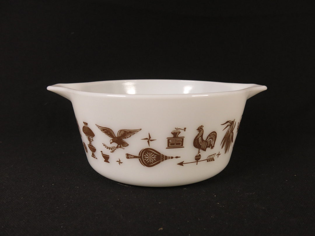 Pyrex 474 1 1/2 Qt Casserole Bowl Early American - Etsy