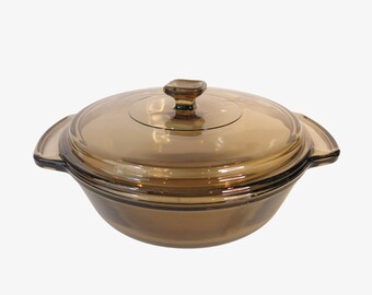 Anchor Hocking 1.5 qt round casserole dish with lid
