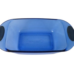Ovatians by Anchor Hocking 1.5qt dish Cobalt blue