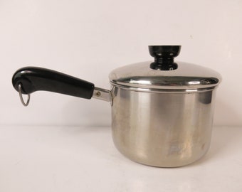 Revere Ware 1.5 qt. saucepan. Steel Bottom. Clinton, IL post '68