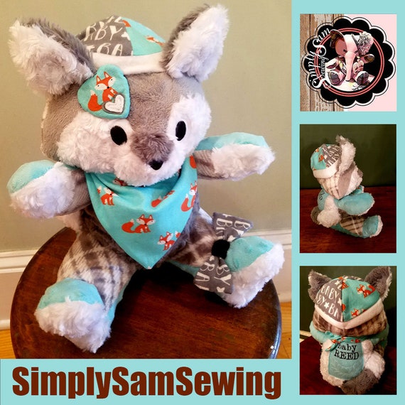 stuffed animal with name embroidered