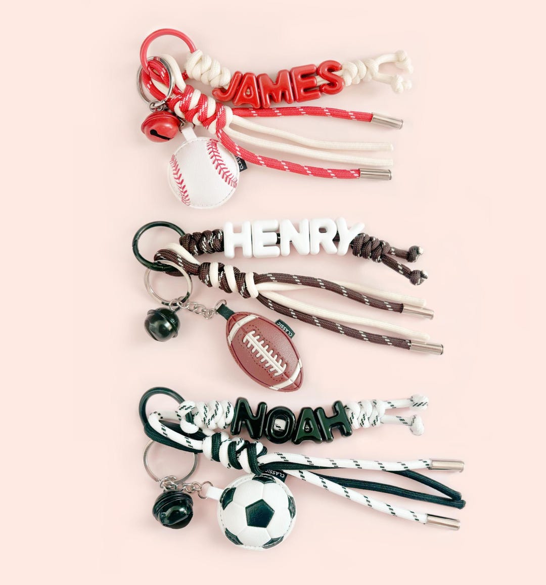 Sports Name Key Personalized Sports Name Keychain Gift - Custom Name With Soccer ...