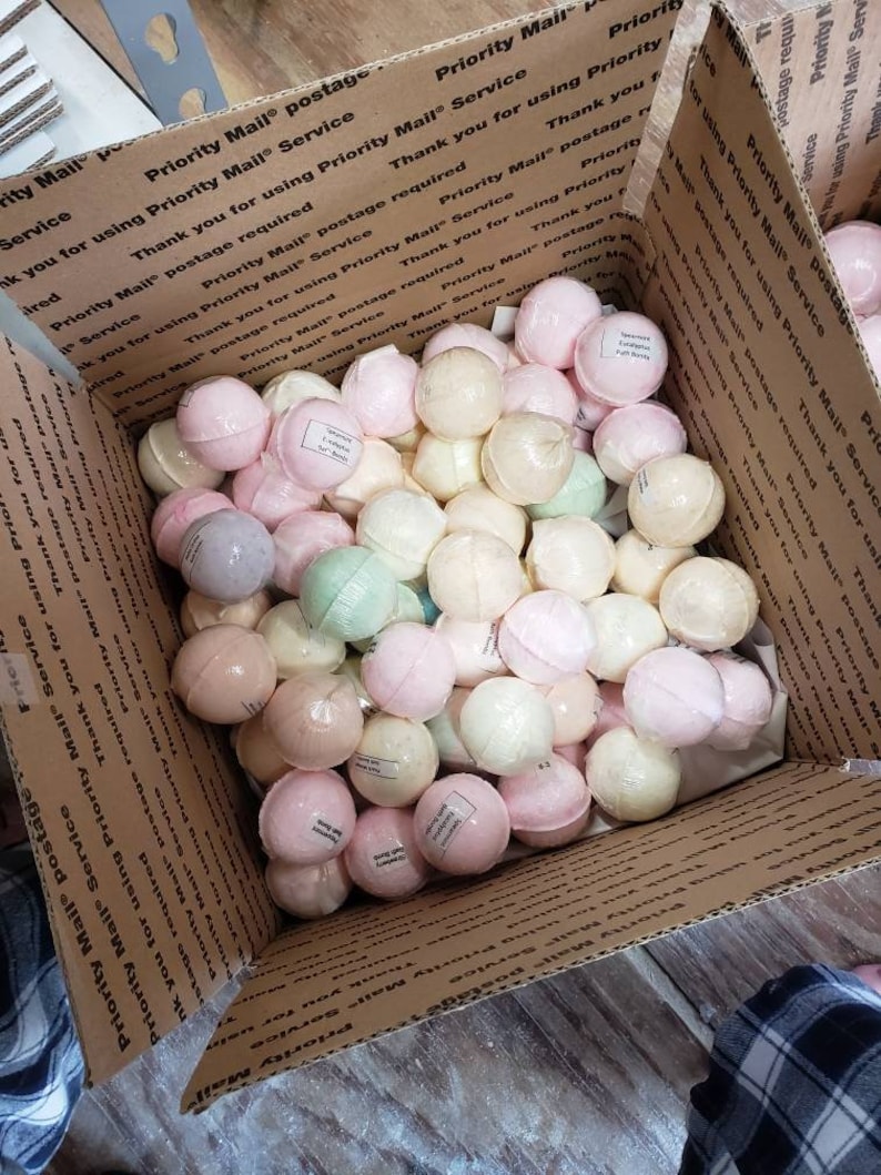 Sale Bath Bombsmade With Coconut Oilvariety of Colors and Etsy