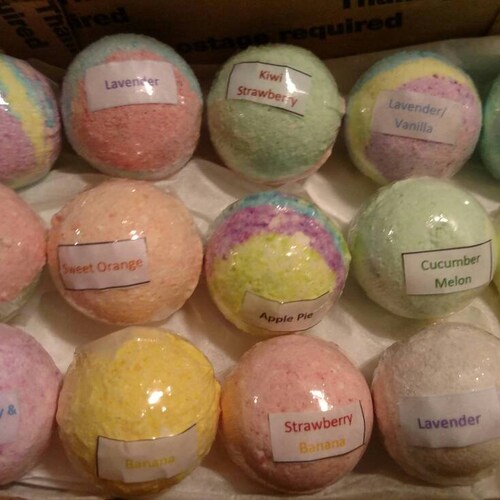 Sale Bath Bombsmade With Coconut Oilvariety of Colors and Etsy