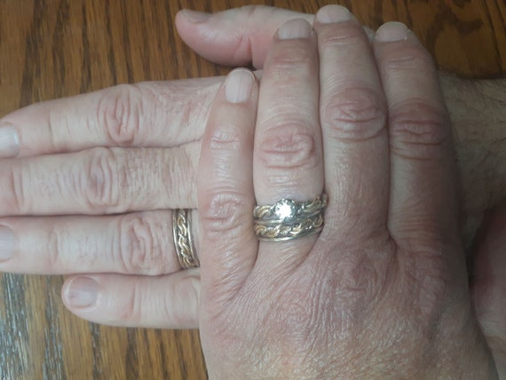 Three Rope Wedding Rings Three cord wedding ring | Honestweddingadvice.com