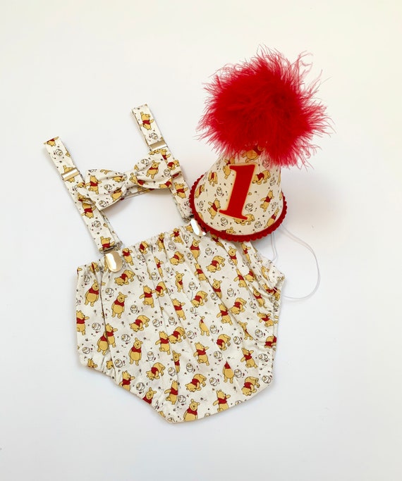 winnie the pooh smash cake outfit