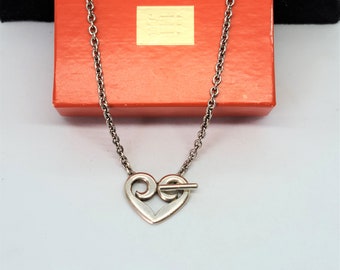 james avery heart toggle necklace