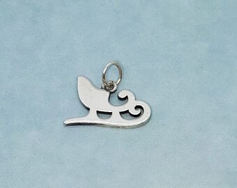 James Avery Sleigh Charm Sterling Silver Retired Jewelry