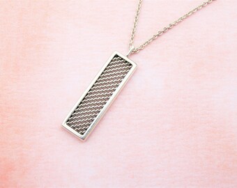Tiffany \u0026 Co. Pendant Necklace Mesh Bar 