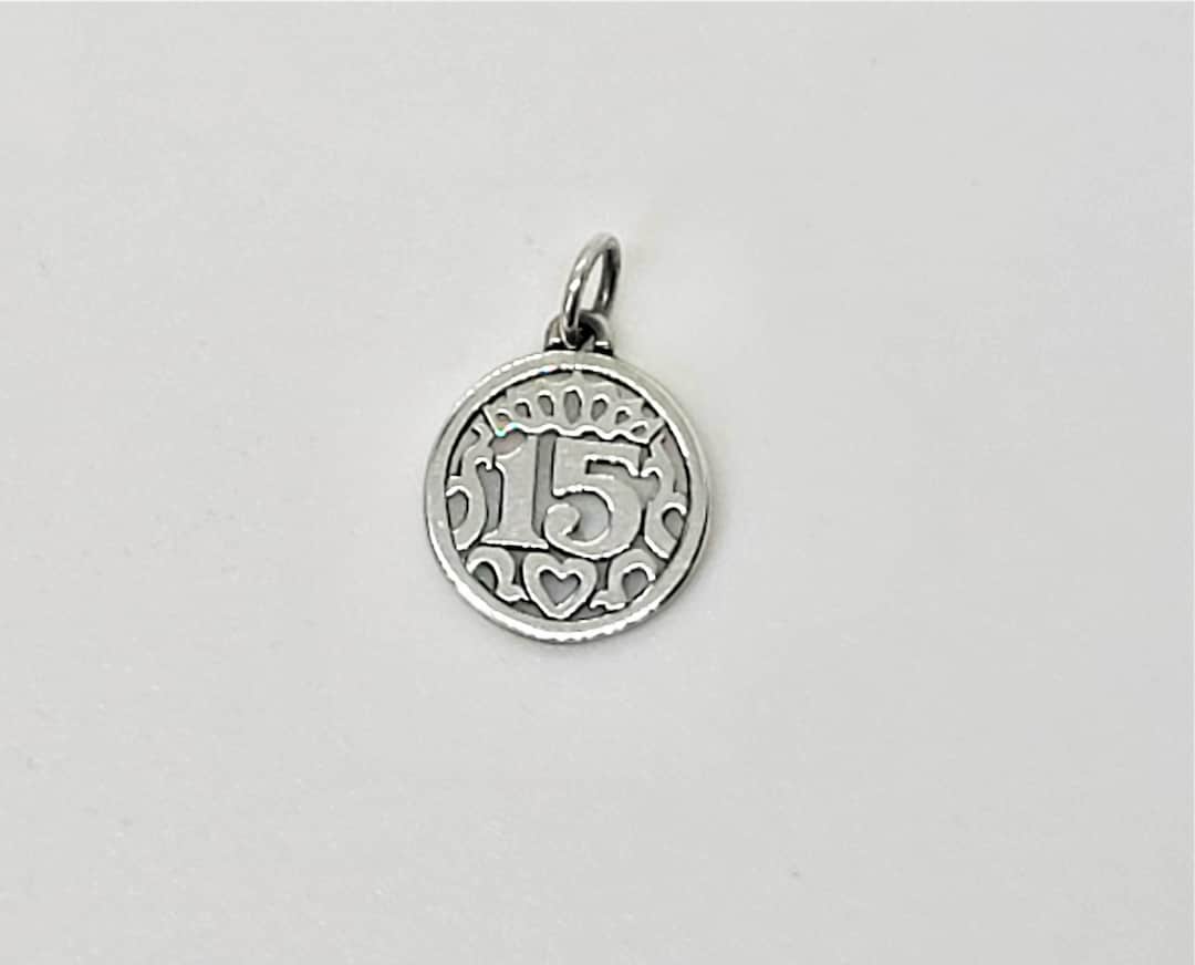 James Avery Quinceanera Charm Sterling Silver Uncut Loop Etsy