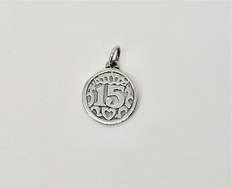 James Avery Quinceanera Charm Sterling Silver Uncut Loop Etsy