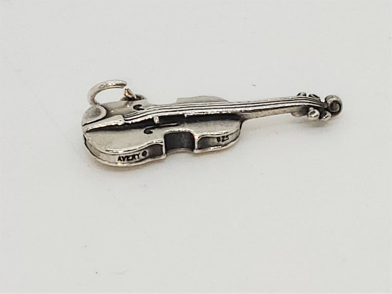 James Avery Violin Charm Sterling Silver Retired IOB With Dust Etsy