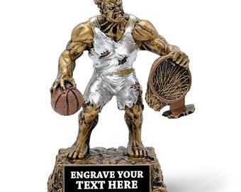 Fantasy Basketball Championship Trophy includes Custom Laser Engraving