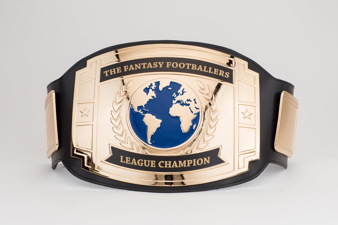 FANTASYJOCKS Custom Championship Belt Perfect Trophy for Fantasy