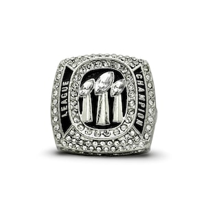 FANTASYJOCKS Fantasy Football Championship Ring - &quot;The Triple Crown&quot;