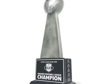Fantasy Football Championship Trophy - 25 Year Perpetual includes Custom Laser Engraving