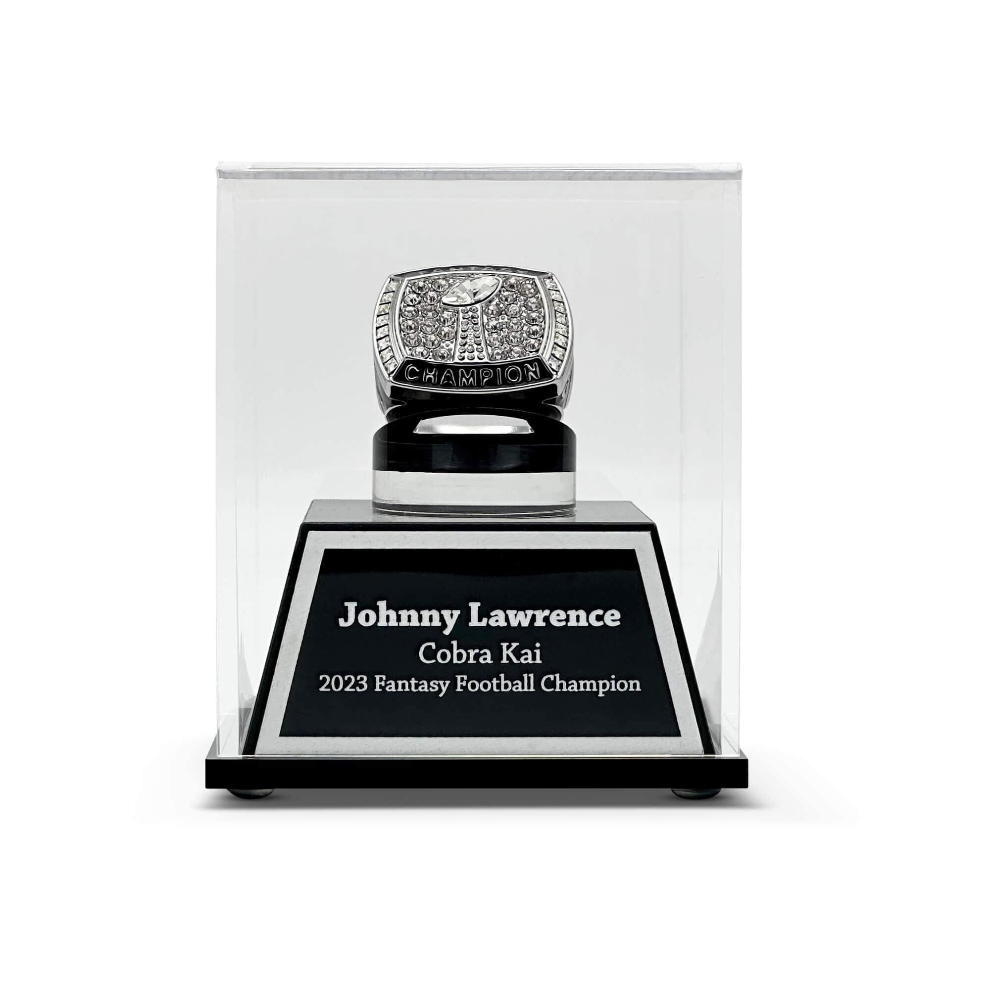 Shadow box for championship rings outlet
