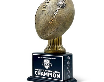 Fantasy Football Championship Trophy - 25 Year Perpetual includes Custom Laser Engraving