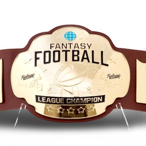 FANTASYJOCKS Fantasy Football Championship Belt -  Brown Bomber