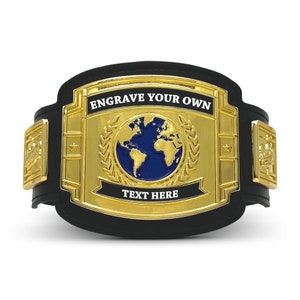 FANTASYJOCKS Custom Miniature Championship Belt Trophy -  13 Inches in Length