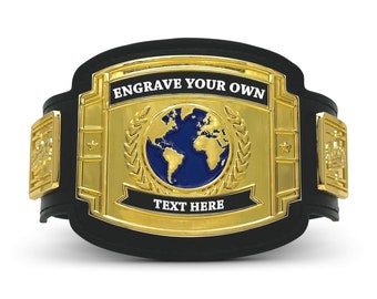 FANTASYJOCKS Custom Miniature Championship Belt Trophy -  13 Inches in Length