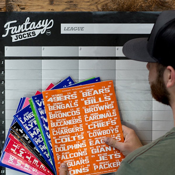 2024 Fantasy Football Draft Stickers Etsy