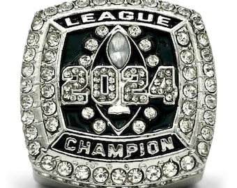 FANTASYJOCKS Fantasy Football Championship Ring - 2024 Fantasy Football Ring