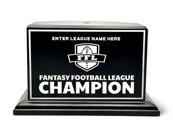 Fantasy Football Trophy Base - 25 Year Perpetual League Champion