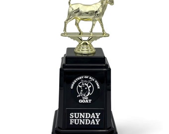 Fantasy Football Championship Trophy - "GOAT" 15 Year Perpetual