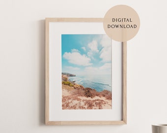 Summer Lovin — Sunset Cliffs Photo, San Diego Print, Point Loma Beach, Coastal Wall Art, Printable | DIGITAL DOWNLOAD 8x10 12x18 16x20 18x24