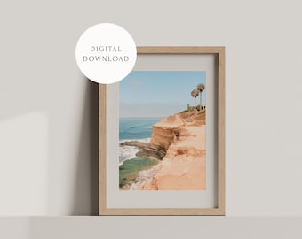 Forever — Sunset Cliffs, San Diego Print, Coastal Photo, Point Loma Beach, Wall Art Printable | DIGITAL DOWNLOAD 8x10 12x18 16x20 18x24