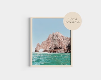 Cabo Magico — Baja California Mexico, Los Cabos Arch Photo, Playa Printable, El Arco Beach Print |  DIGITAL DOWNLOAD 8x10 12x18 16x20 18x24