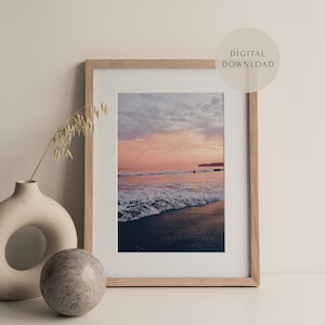 Living the Life — Digital Print | Coronado Sunset Art, San Diego Beach, Coastal Photo, California Coast Wall Art 8x10 12x18 16x20 18x24