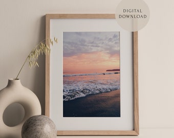 Living the Life — Sunset Art, Coronado Island, San Diego Photo Printable, California Coast Wall Art | DIGITAL PRINT 8x10 12x18 16x20 18x24