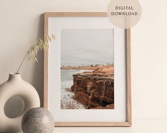 December Daydream —Sunset Cliffs, San Diego Beach Poster, California Coastal, Wall Art Download | DIGITAL PRINT 8x10 12x18 16x20 18x24