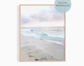 Head Over Heels — San Diego Photo, Pastel Beach, Sunset Photography, California Coast Wall Art | DIGITAL PRINT 8x10 12x18 16x20 18x24