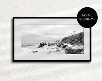 Treasured Afternoons — La Jolla Beach, San Diego Photo, BW Print, Coastal Art, California Coast | DIGITAL PRINT 8x10 11x17 12x18 18x24 16x24