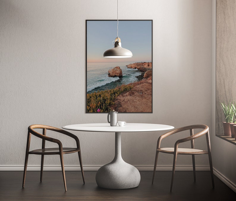 Wintertide Sunset Art, Sunset Cliffs, San Diego Beach Photo Printable, Wall Art Download DIGITAL PRINT 8x10 11x14 12x18 16x20 18x24 image 4