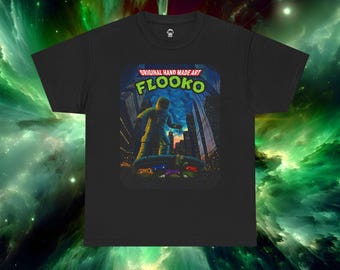Limited Edition - Flooko Turtles Shirt "Sewer Surfers" Unisex Heavy Cotton Tee - 100% Cotton - High Quality