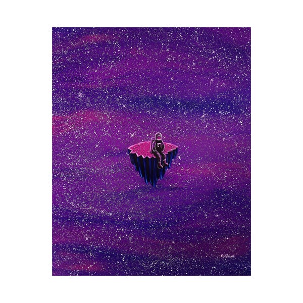 Disconnected -Rare Purple Variant - Flooko Poster