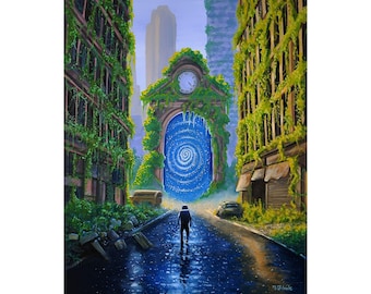 Lost City #4 - Flooko Wandbehang