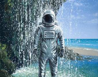Mental Cleanse - An original acrylic painting by viral artist Flooko - Unique handmade wall art