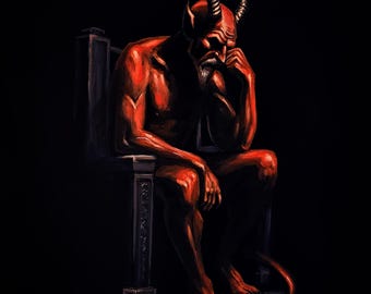 Too Old For This - An original acrylic painting by viral artist Flooko - Unique handmade wall art