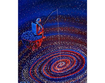 Gone Fishin' - Flooko Poster