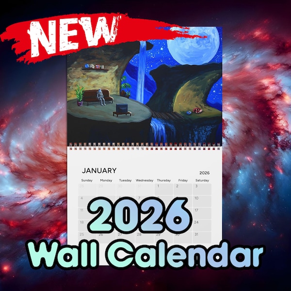 Flooko Wall Calendar 2026 - NEW